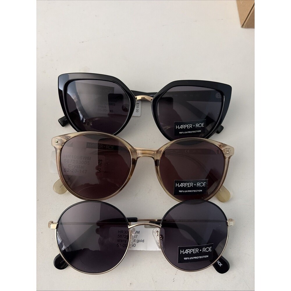 3 Women’s Sunglass Bundle Harper Roe HR1001WM HR1008WM HR3002WM
